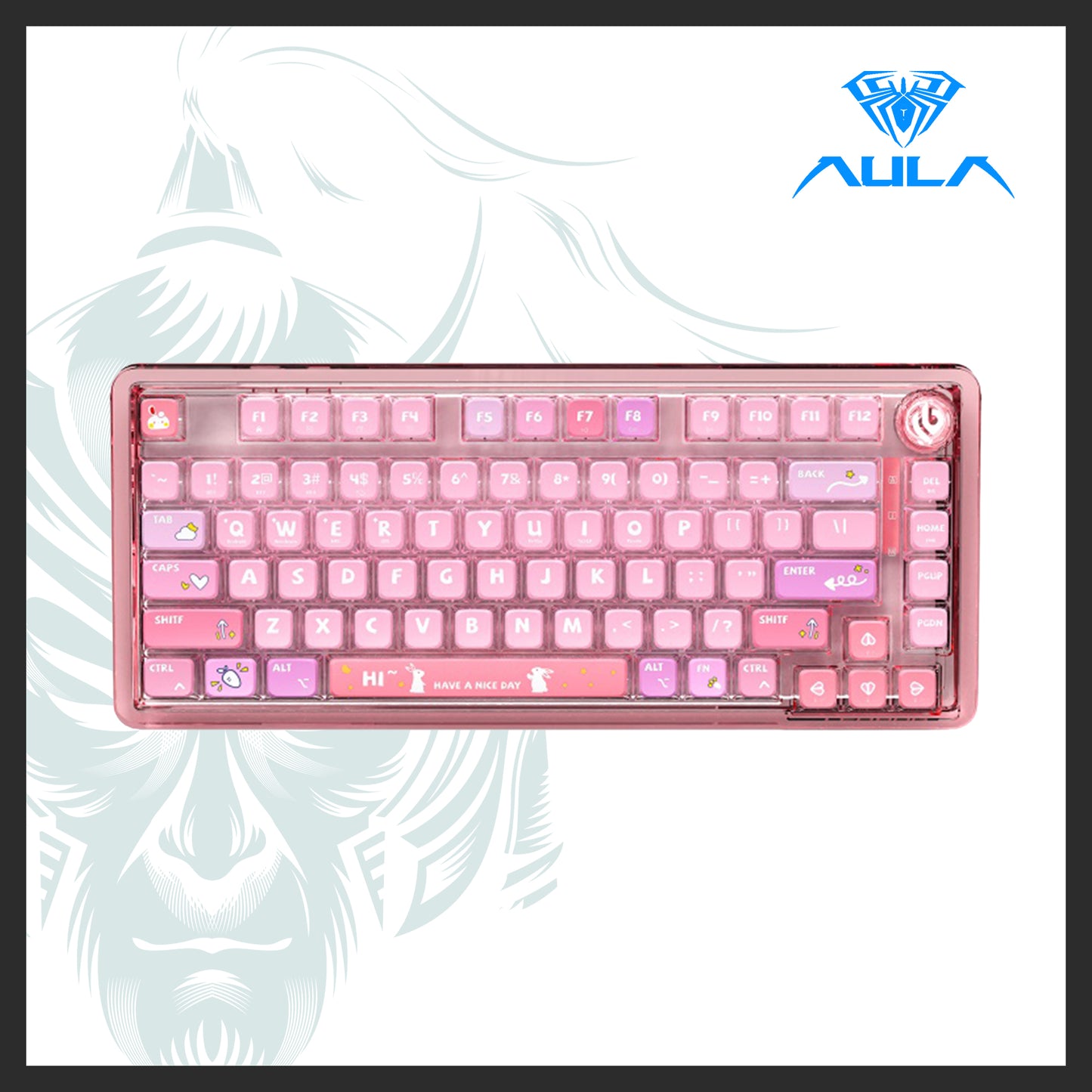 AULA K81 Wireless Tri-Mode Hot-Swappable Mechanical Keyboard