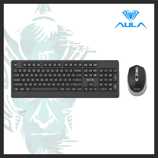 AULA AC203 Wireless Keyboard & Mouse Combo 2.4GHz