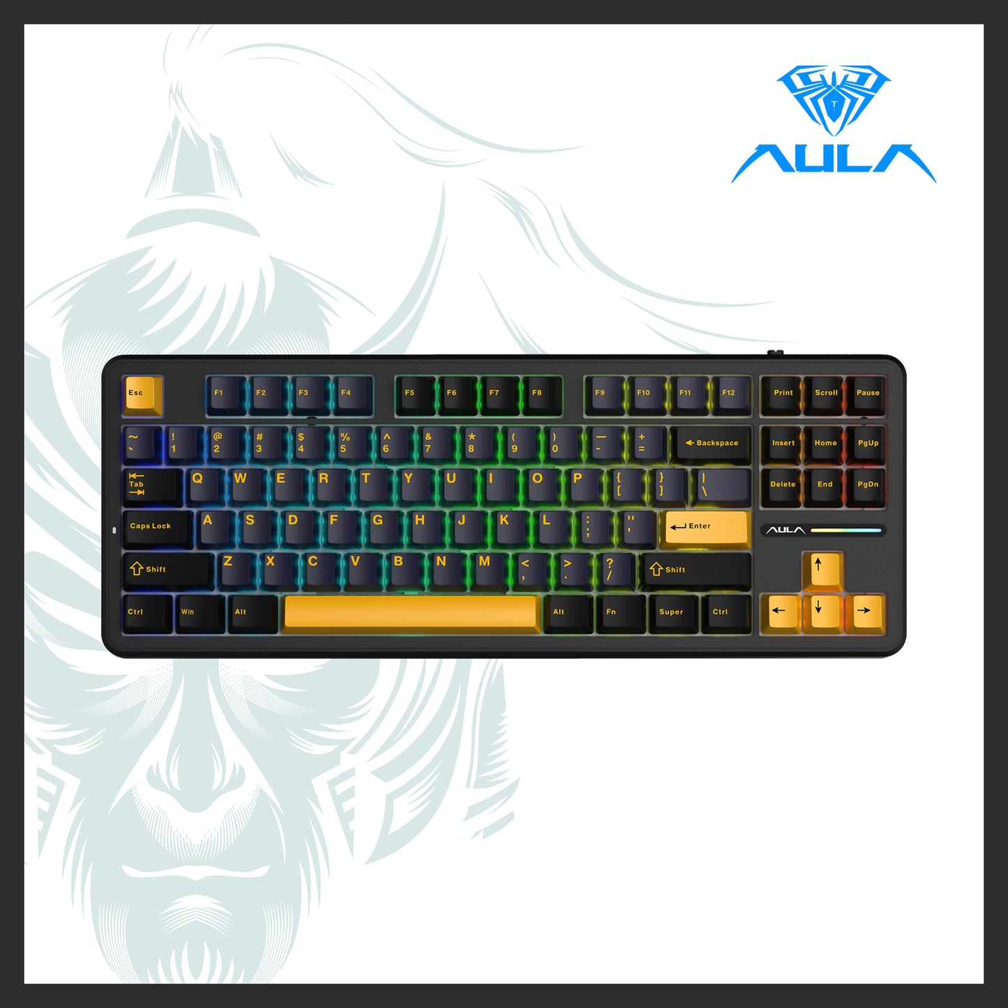 AULA F87 Gasket Mechanical Keyboard