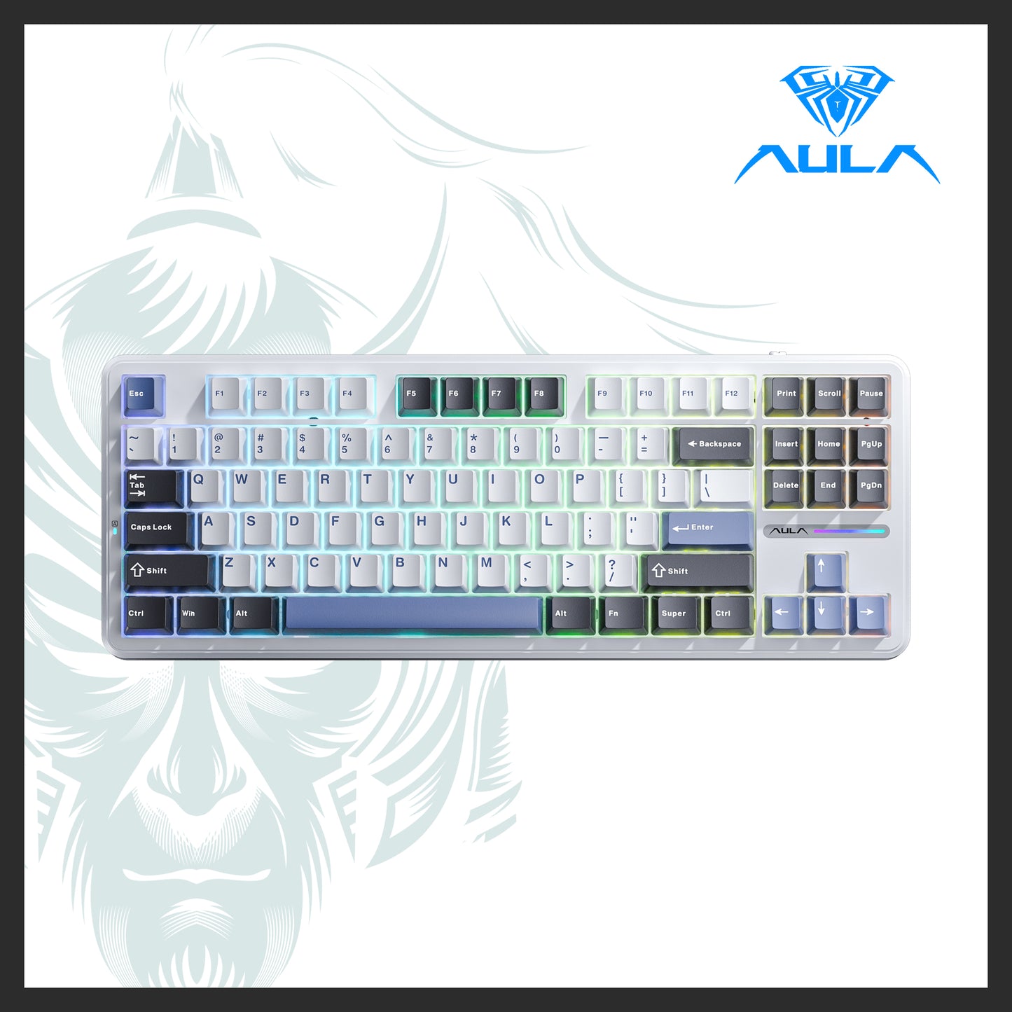 AULA F87 Gasket Mechanical Keyboard