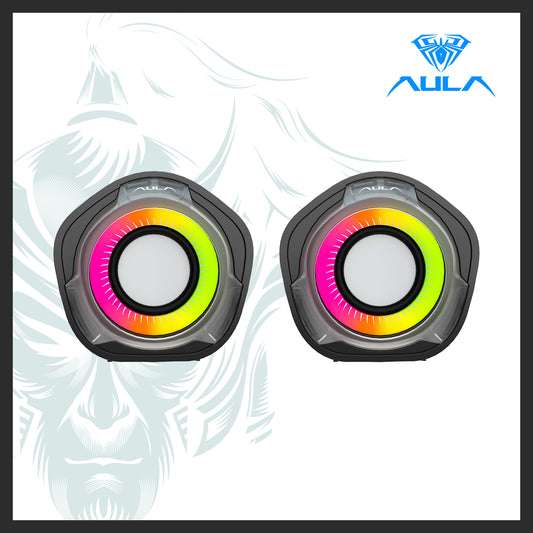 AULA N-107 Wired RGB Gaming Speakers