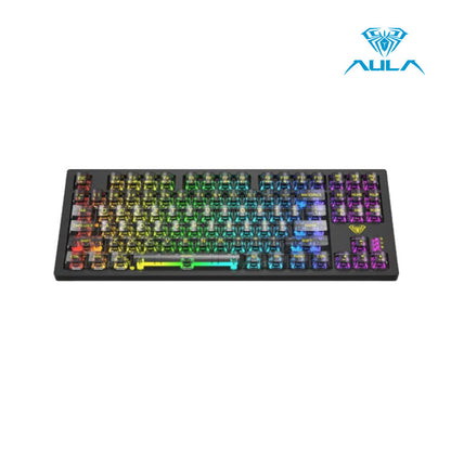 AULA F2183 3-in-1 Wireless Bluetooth Mechanical Gaming Keyboard