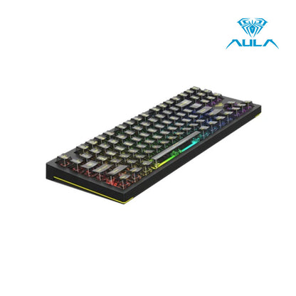 AULA F2183 3-in-1 Wireless Bluetooth Mechanical Gaming Keyboard