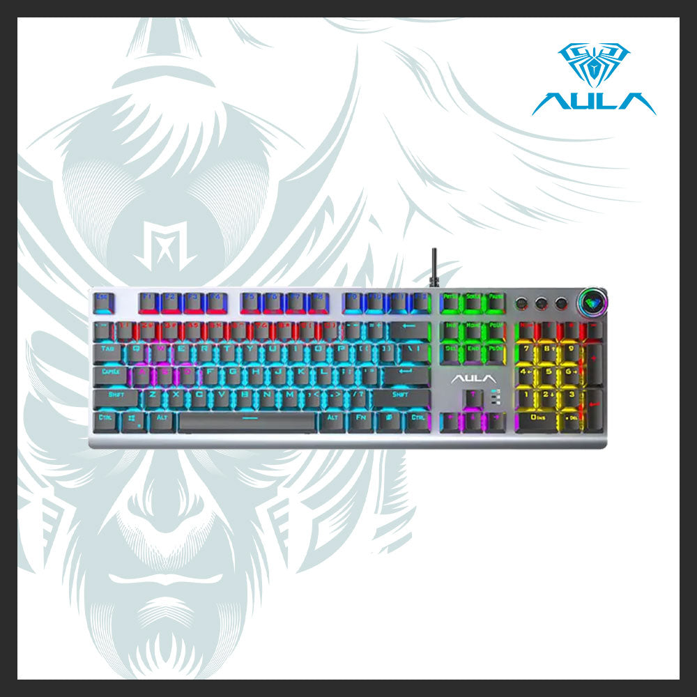 AULA F3018 Dual-Switch RGB Mechanical Gaming Keyboard