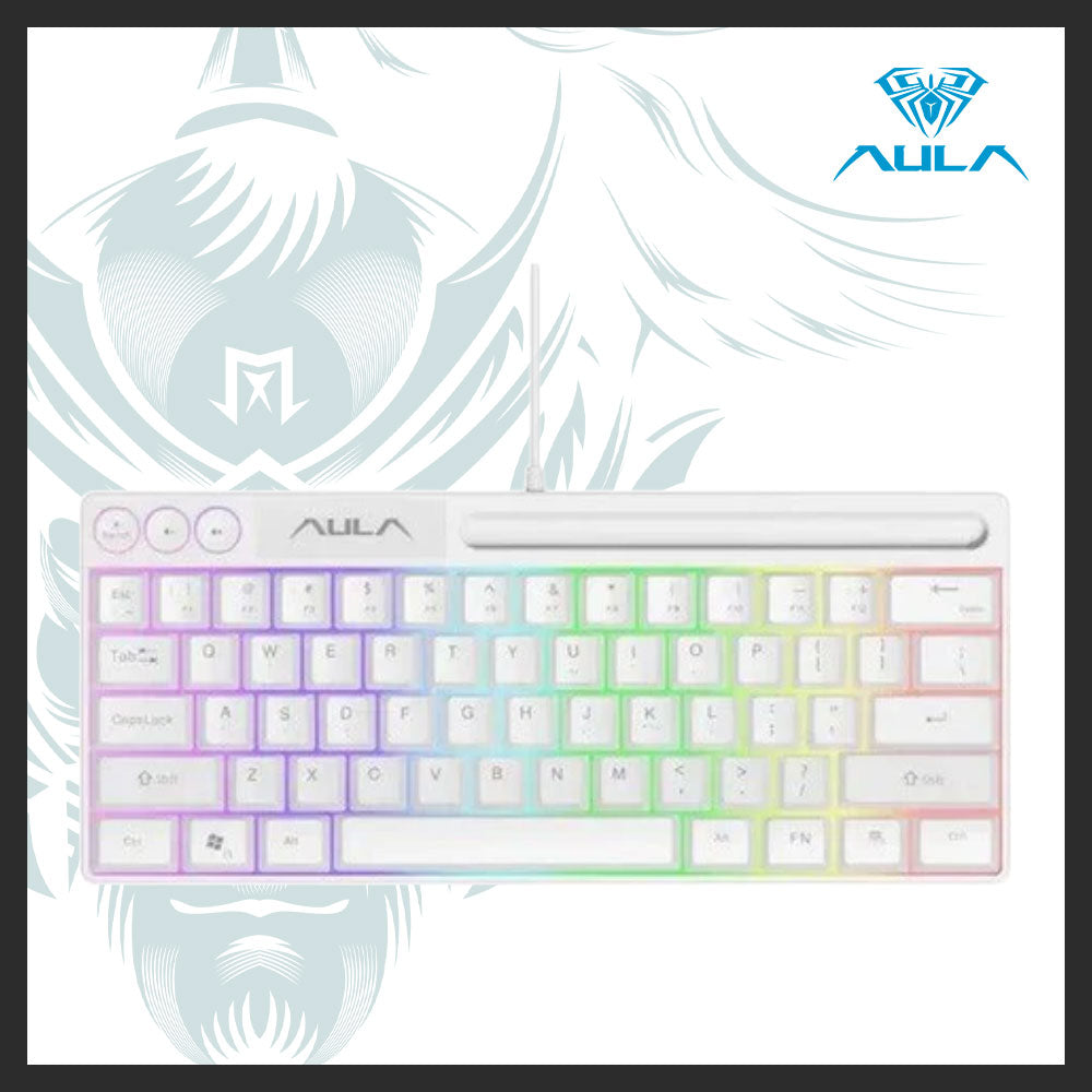 AULA F3061 61-Key RGB Membrane Keyboard with USB Connection