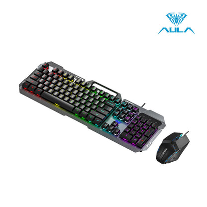 AULA F2023 Wired Keyboard and Mouse Combo