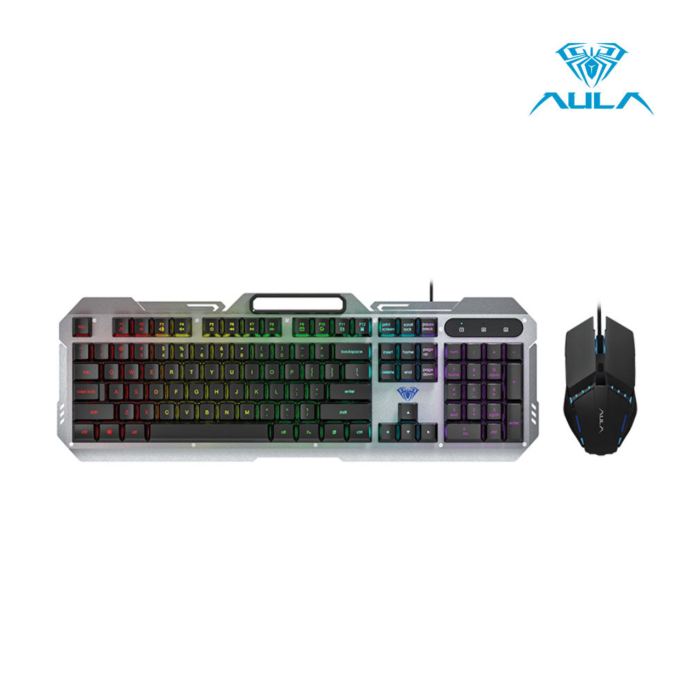 AULA F2023 Wired Keyboard and Mouse Combo