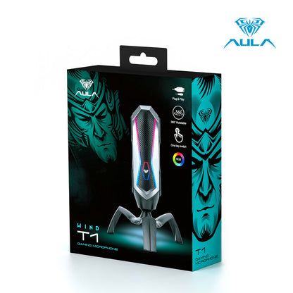 AULA T1 Gaming RGB Microphone