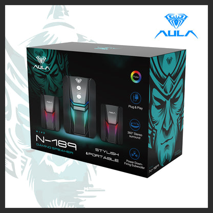 AULA N-189 2.1 Wired Desktop Speakers