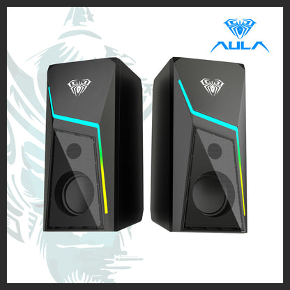 AULA N-521 Wired RGB Gaming Speakers