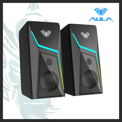 AULA N-521 Wired RGB Gaming Speakers