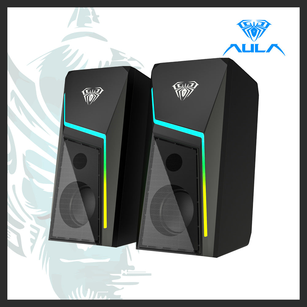 AULA N-521 Wired RGB Gaming Speakers