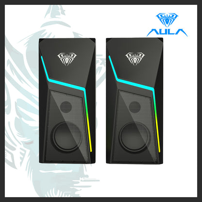 AULA N-521 Wired RGB Gaming Speakers